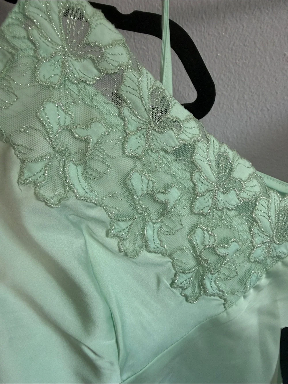 INC International Concepts Mint Lace-Trim Cami & Shorts Set